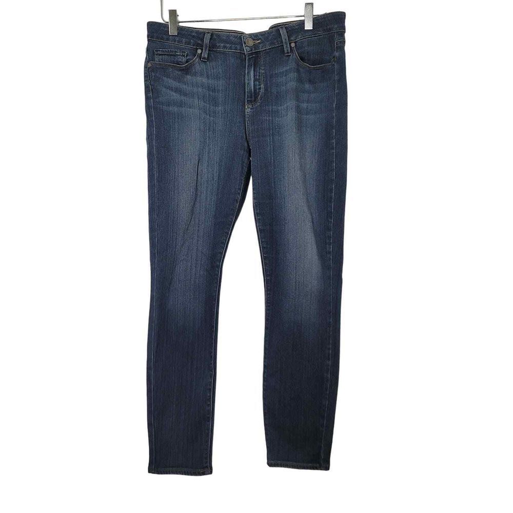 Paige Verdugo Jeans Blue Ankle Skinny Mid Rise Dark Wash‎ Denim Casual 32